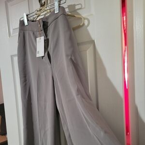 QUINCE NWT size 12 Coastal Grey Stretch Crepe Classic Women's Trousers